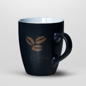 White Printed Coffee Mug